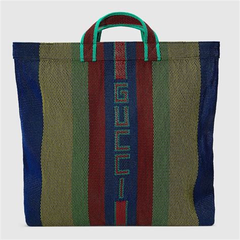 gucci rubber beach bag|gucci woven tote bag.